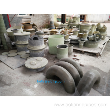 Professional dia400mm FRP pipe fittings FRP flange